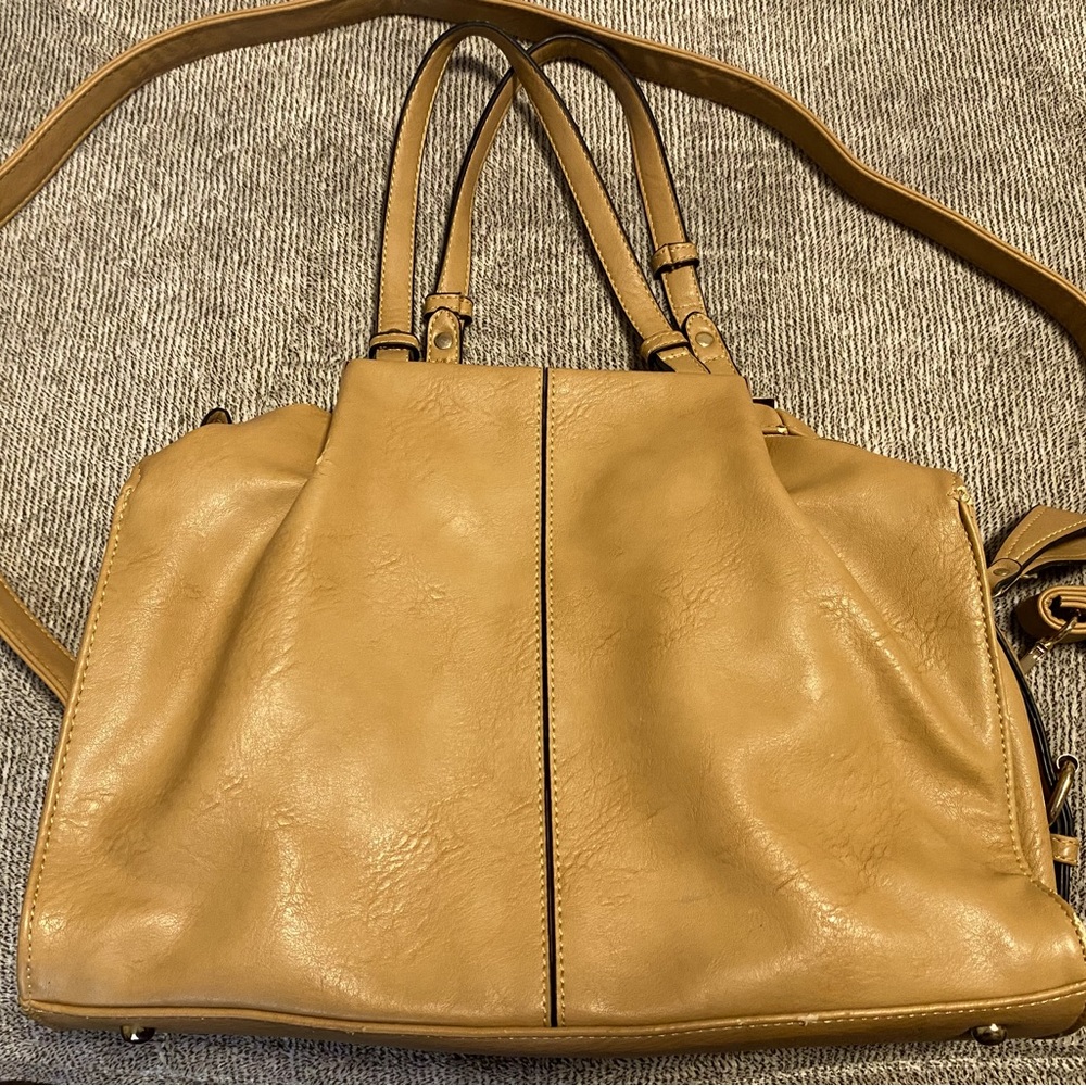 Tan Mini Tote Bag